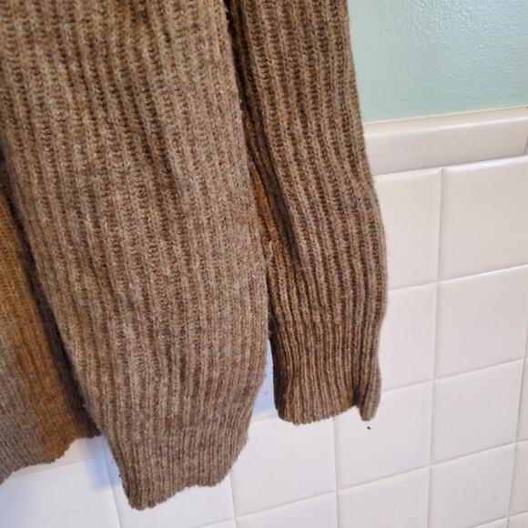 Ralph Lauren Denim & Supply Women's Brown Shetland Wool Turtleneck Sweater - Picture 3 of 9